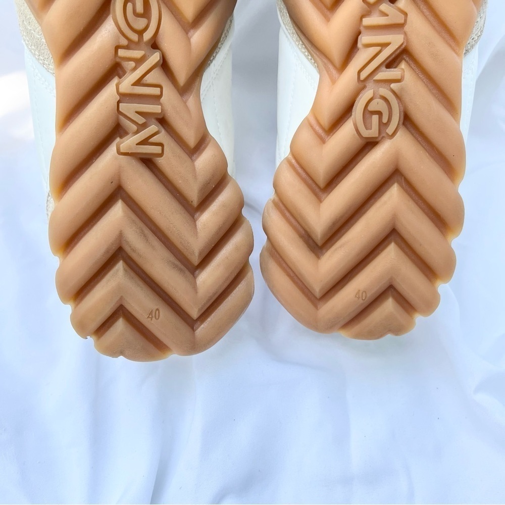 MANGO | LEATHER PANEL QUILTED SNEAKERS EU 40 SIZE 9 - Picture 9 of 10